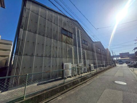 広島市中区　S社様ガレージ　屋根工事および外壁塗装工事